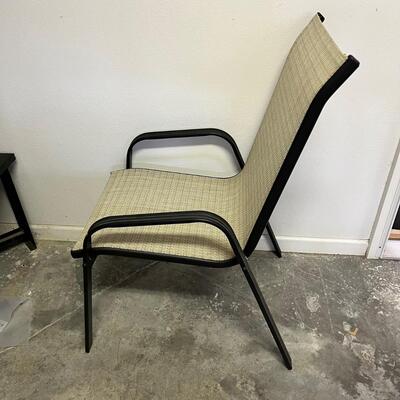 Four Aluminum Sling Chairs (G-MG)
