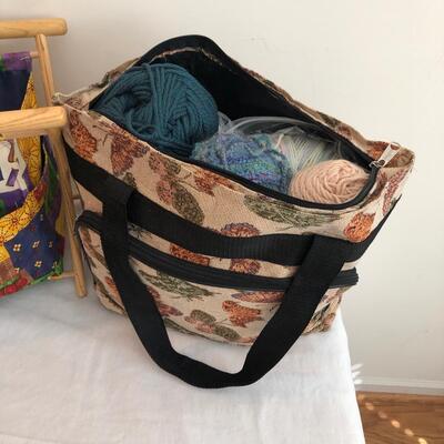 Lots of Yarn, Two Sewing Bags & More (DR-KM)