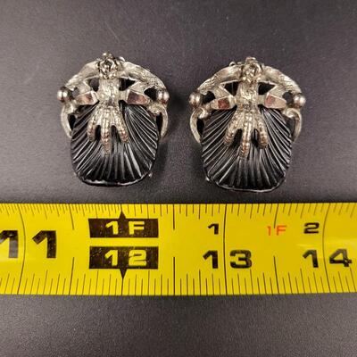 VINTAGE GLOTHIC STYLE CLIP ON EARRINGS