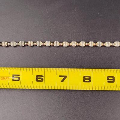 SILVER TONED MAGNETIC BRACELET
