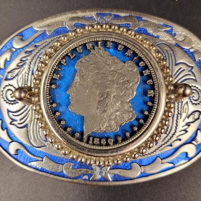 MORGAN DOLLAR STYLE BELT BUCKLE