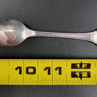1909 ROGERS CO EGYPTIAN SCARAB SILVER PLATE SPOON