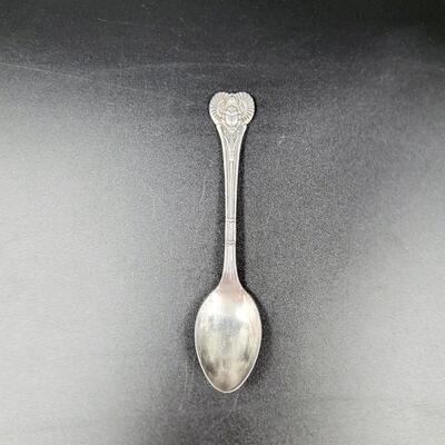 1909 ROGERS CO EGYPTIAN SCARAB SILVER PLATE SPOON