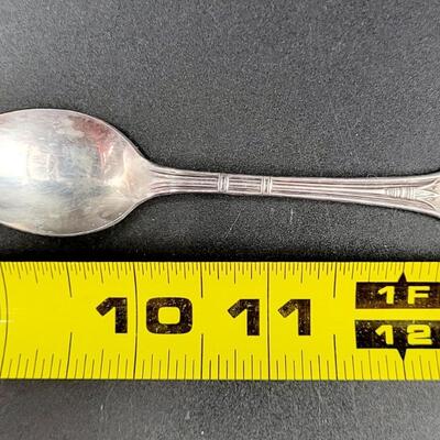 1909 ROGERS CO EGYPTIAN SCARAB SILVER PLATE SPOON