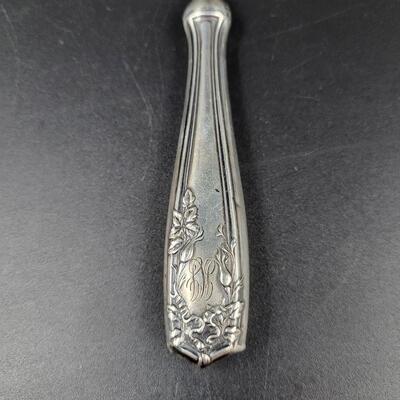 ANTIQUE STERLING BUTTON HOOK #3
