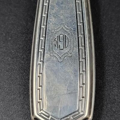 ANTIQUE STERLING DECORATIVE NAIL FILE