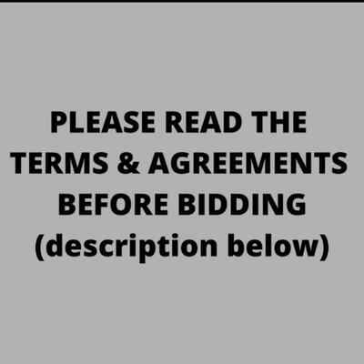 PLEASE READ BELOW FOR TERMS & AGREEMENT