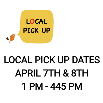 LOCAL PICK UP INFO