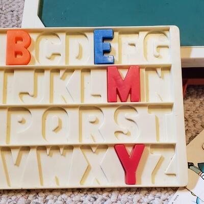 Vintage toy fisher price school desk
