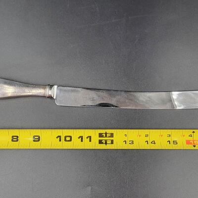STERLING HANDLED ANNIVERSARY KNIFE