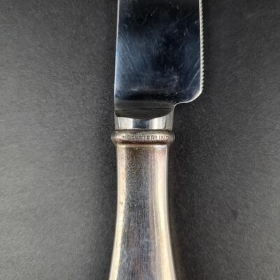 STERLING HANDLED ANNIVERSARY KNIFE