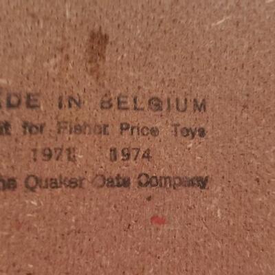 Vintage fisher price wood puzzle