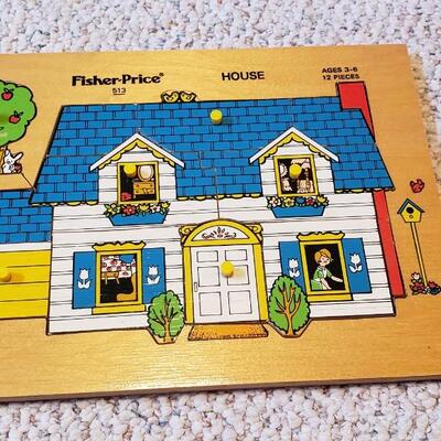 Vintage fisher price wood puzzle