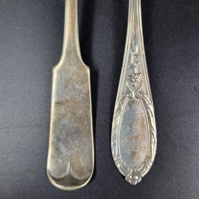ANTIQUE SILVERPLATE SPOON BUNDLE