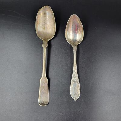 ANTIQUE SILVERPLATE SPOON BUNDLE