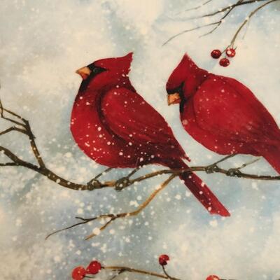 Xmas Table Linens, Serving Dishes, Dessert Plates & More (PR-KM)