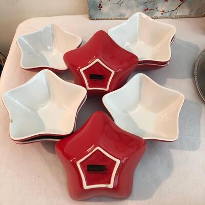 Xmas Table Linens, Serving Dishes, Dessert Plates & More (PR-KM)