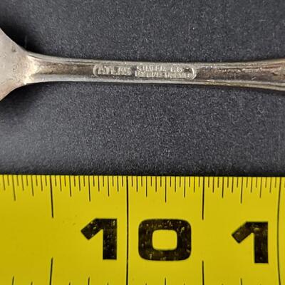 ATLAS SILVER CO. EXTRA PLATE DECORATIVE FORK