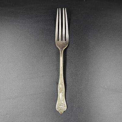 ATLAS SILVER CO. EXTRA PLATE DECORATIVE FORK