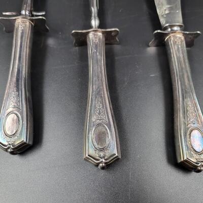 COMMUNITY SILVER SILVERPLATE SERVING SET 3 PC