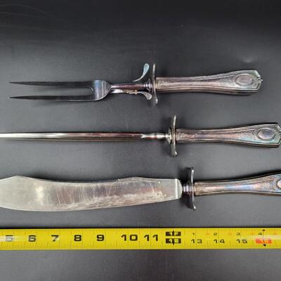 COMMUNITY SILVER SILVERPLATE SERVING SET 3 PC
