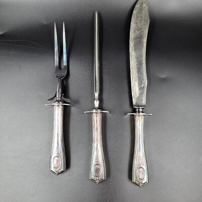COMMUNITY SILVER SILVERPLATE SERVING SET 3 PC