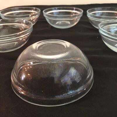 Glass Dinner, Aroroc Salad Plates & Glass Bowls (PR-KM)