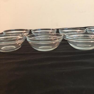 Glass Dinner, Aroroc Salad Plates & Glass Bowls (PR-KM)