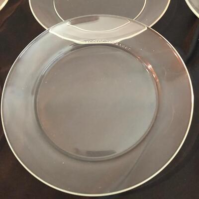 Glass Dinner, Aroroc Salad Plates & Glass Bowls (PR-KM)