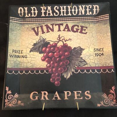 Three Fruit Decor Wall Plates (PR-KM)