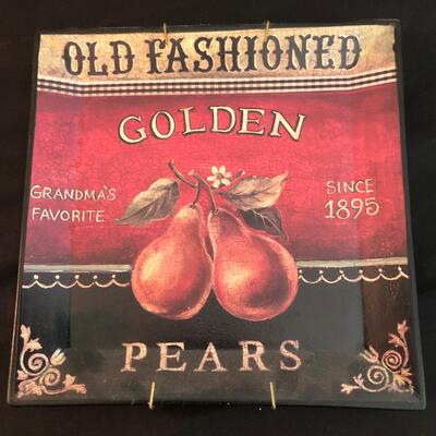 Three Fruit Decor Wall Plates (PR-KM)