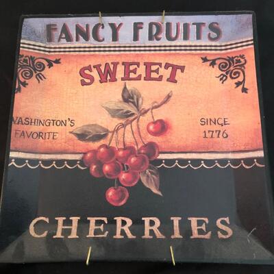 Three Fruit Decor Wall Plates (PR-KM)