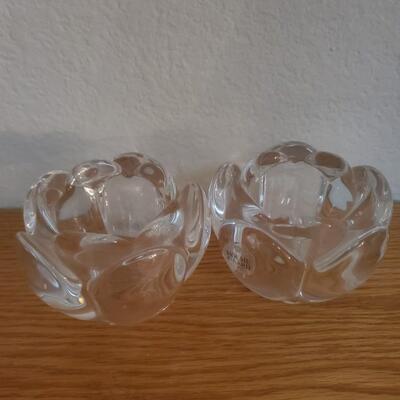 Set Of Flower Candle Holders