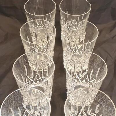 8 Piece Water Ford Crystal Cup Set