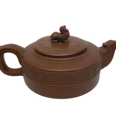 Chinese Yixing Clay Mythological Beast Teapot