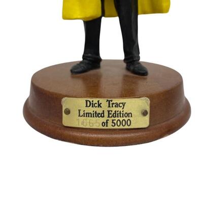Vintage DICK TRACY Limited Edition Collectors Resin Figure- Original Display Box
