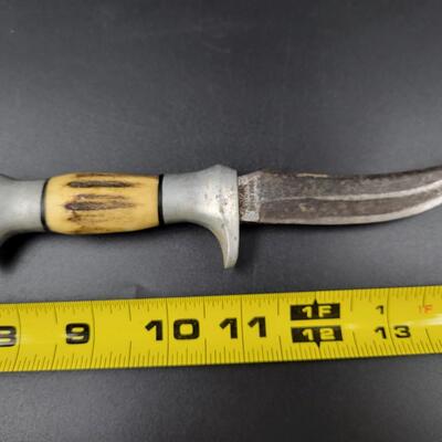 EDGEBRAND SOLINGEN 050 GERMAN STAG HANDLE KNIFE W/ SHETH