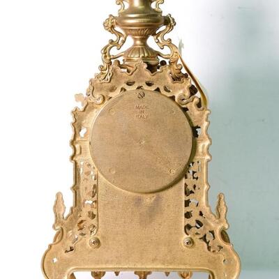 Antique Style Olympus Solid Brass Italian Garniture Set