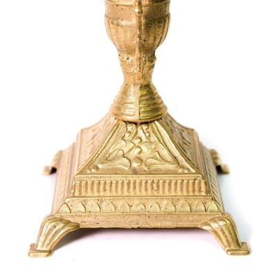Antique Style Olympus Solid Brass Italian Garniture Set