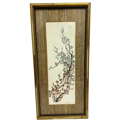 Pair of Gilt Wood Framed Japanese Prints