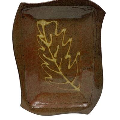 Doe Ridge Pottery Robert (Bob) Meier Leaf Dish