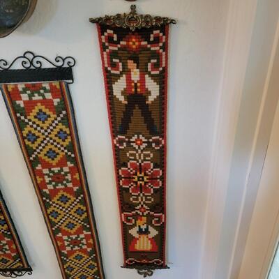 Set of 3 Crotched Wall Hangings