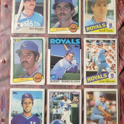 MOSTLY 1980S ROYALS SPORTS CARD