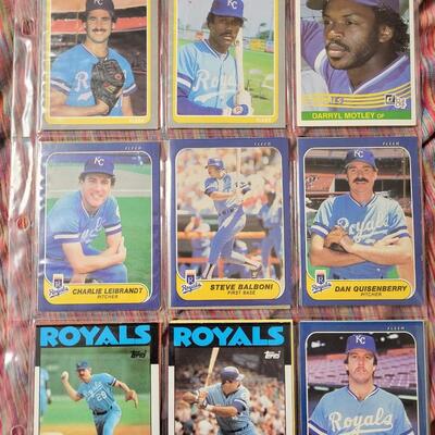 MOSTLY 1980S ROYALS SPORTS CARD