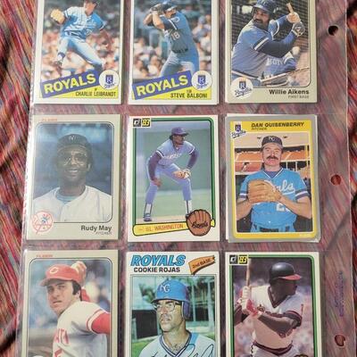 MOSTLY 1980S ROYALS SPORTS CARD