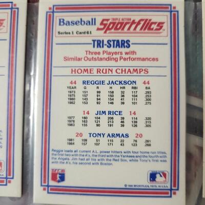 TRIPLE ACTIONS SPORTFLICS 3D BASEBALL CARD BUNDLE #1