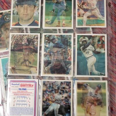 TRIPLE ACTIONS SPORTFLICS 3D BASEBALL CARD BUNDLE #2