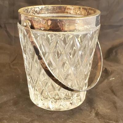 Crystal And Silver Ice Bucket