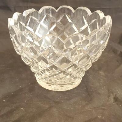 Crystal Flower Candy Dish