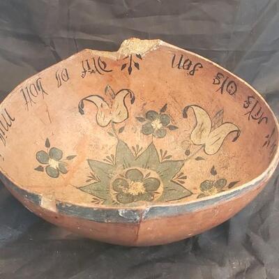 Wood Carved Bowl